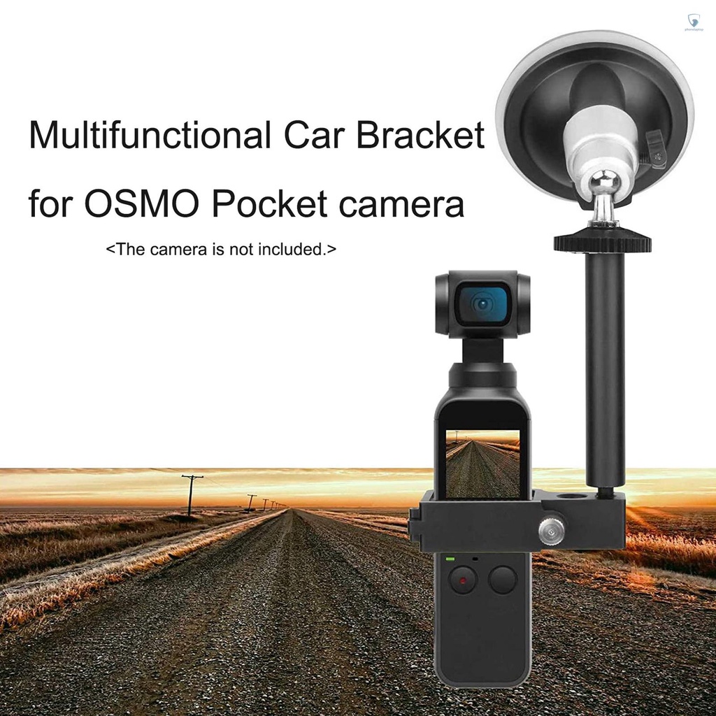 Giá Đỡ Máy Ảnh Có Cốc Hút Bằng Hợp Kim Nhôm Thay Thế Cho DJI Osmo Pocket / Pocket 2 Action