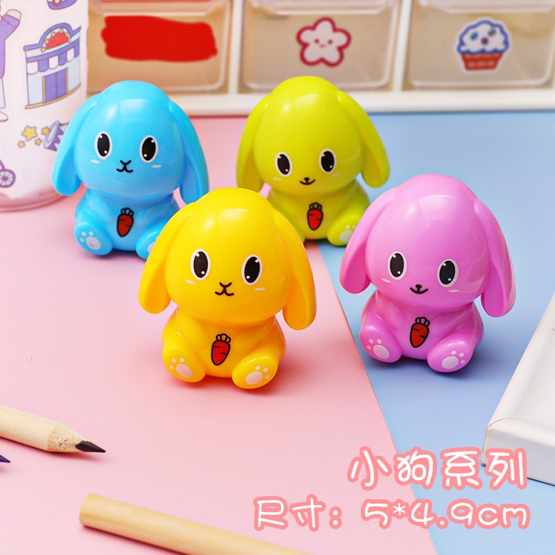 Cartoon Animal Series Pencil Sharpener Elementary School Student Mini Pencil Pencil Sharpener Kindergarten Children Stationery Pencil Shapper