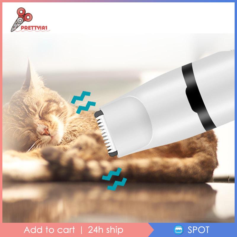 [Prettyia1] Kềm Cắt Móng Cho Thú Cưng Không Đau USB Tiếng Ồn Thấp