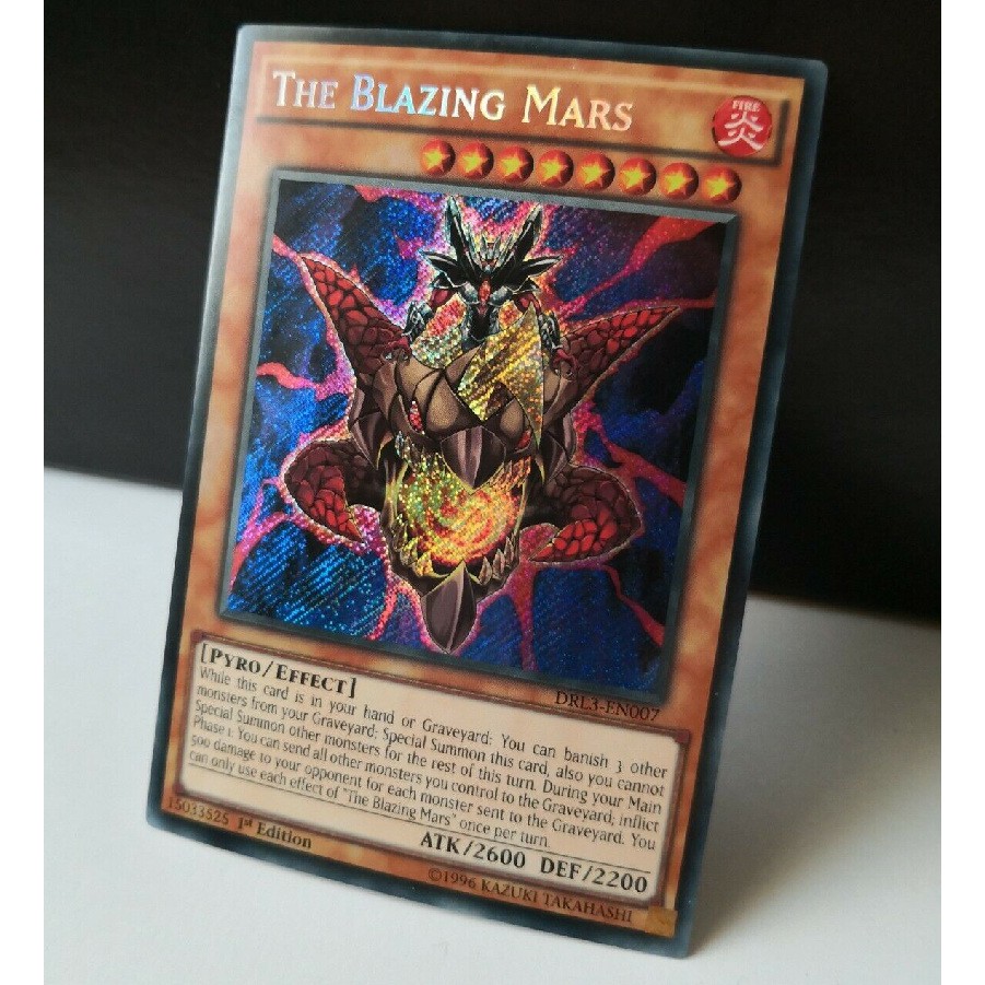 Bài Yugioh - The Blazing Mars (Secret Rare)