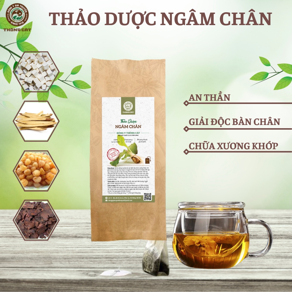 Thảo dươc ngâm chân  Đông y gia truyền Thông Cát (Since 1918)-  Ngâm chân giúp hết hôi chân, hỗ trợ xương khớp, ngủ ngon