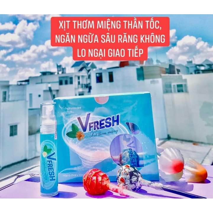 VFRESH - Xịt Thơm Miệng