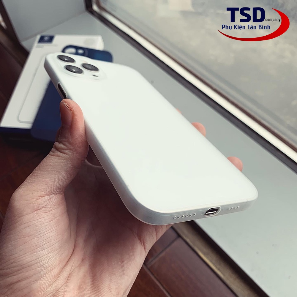 Combo 2 Ốp Lưng Trong Nhám Unibody iPhone 12 PRO MAX Siêu Mỏng