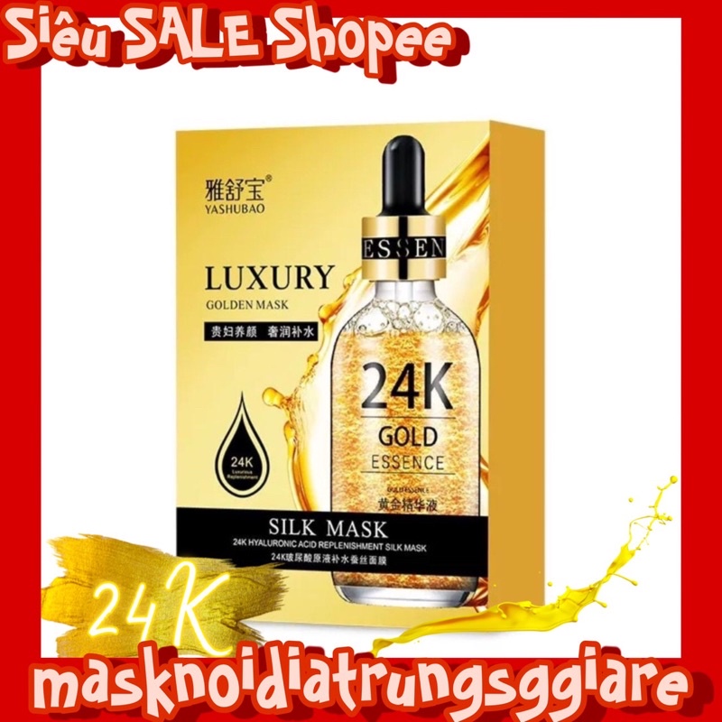 MẶT NẠ VÀNG 24K GOLDZAN SILK Mask gold