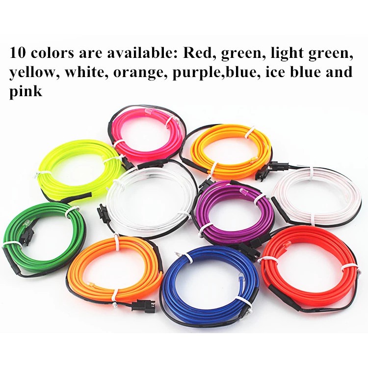 Dây Đèn Neon EL 5M Trang Trí Xe Hơi | BigBuy360 - bigbuy360.vn