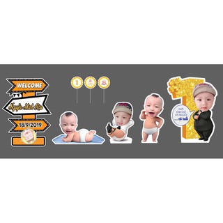 Combo số để bàn + tên đển bàn