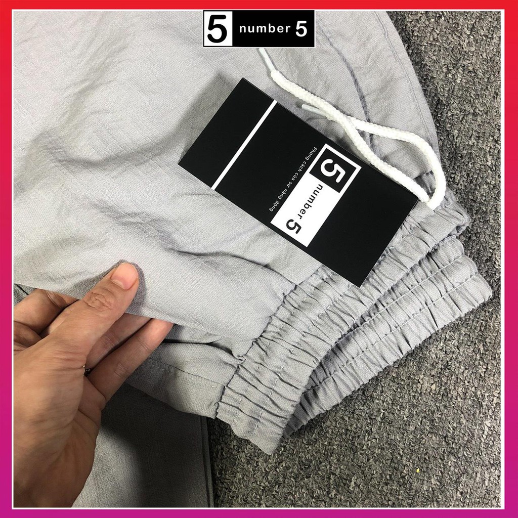 Quần Đũi Dài Nam Number5 Cạp Chun Dáng Suông Dây Rút [ DTD ]