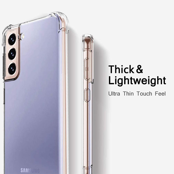 Ốp Lưng Silicone Chống Sốc Cho Samsung S8 S9 S10 S20 S21 Note 8 9 10 Plus 20 Ultra A51 A52 A52s A22 A03s