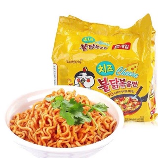 Mì phomai gà cay Samyang cheese (1 lốc 5 gói)