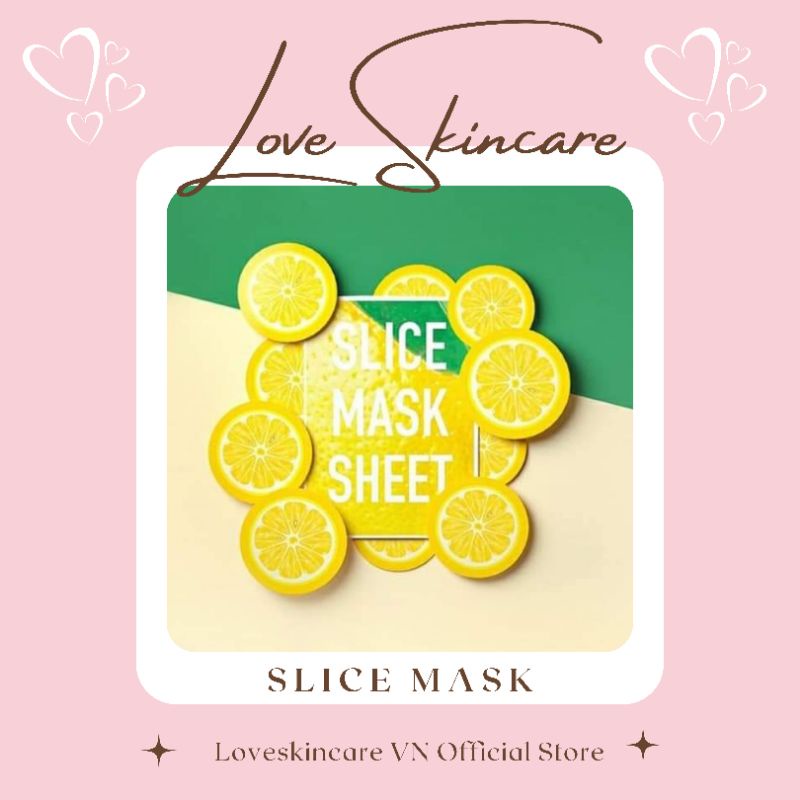 (GRAB / NOWSHIP) (DATE 07-03-2022) Mặt Nạ Lát Chanh Kocostar KOCOSTAR’s Lemon Slice Mask Sheet