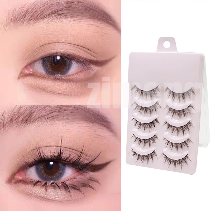 Set 5 Cặp Lông Mi Giả 3D Kiểu Công Chúa Tự Nhiên