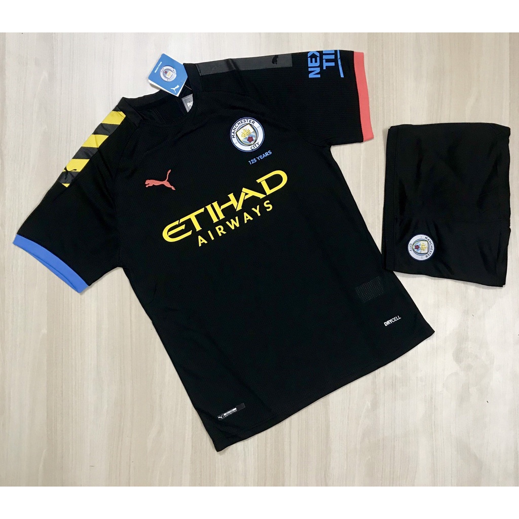( XẢ HÀNG ) Áo bóng đá CLB Manchester City- Chuẩn Mẫu Thi Đấu - Vải Polyester Thái
