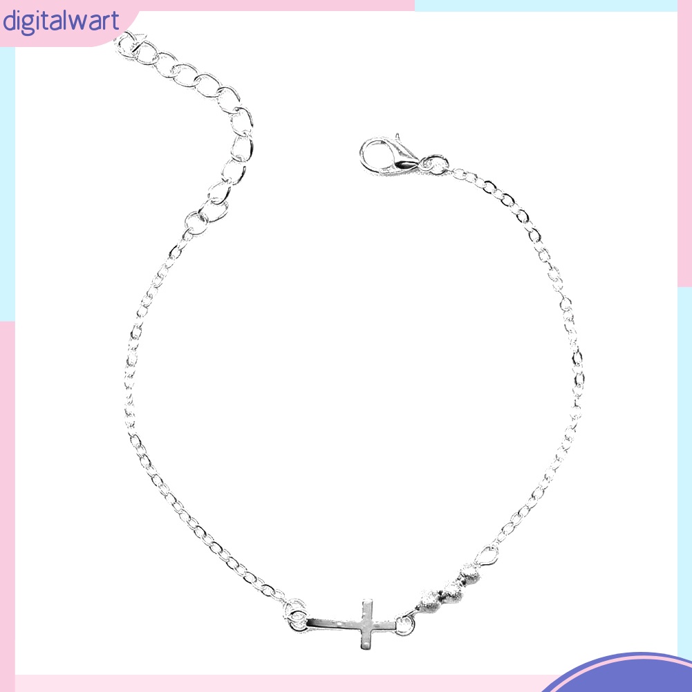 Vòng Tay Chuỗi Hạt Mặt Thánh Giá Thời Trang Cho Nữ