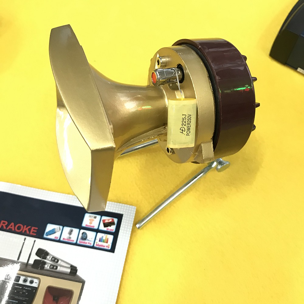 Combo 4 tụ lọc treble chống cháy loa 225J 250V màu vàng