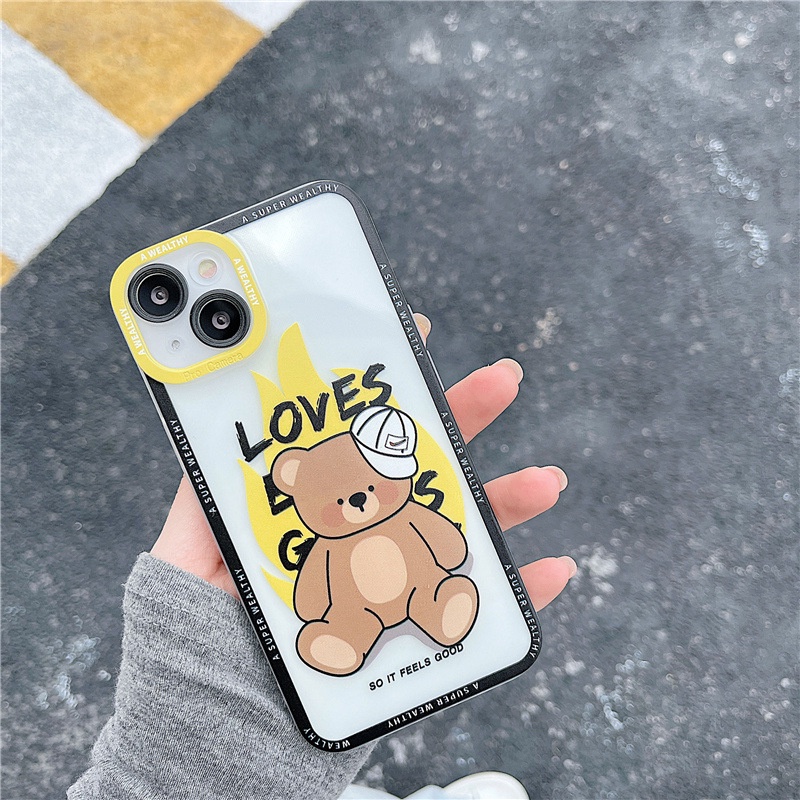 Ốp Điện Thoại Trong Suốt In Hình Bảng Phấn Cho Iphone 13Pro s/6splus/7/7plus/8/8plus/x/xr/xs/11/12/13/pro/max/plus/promax