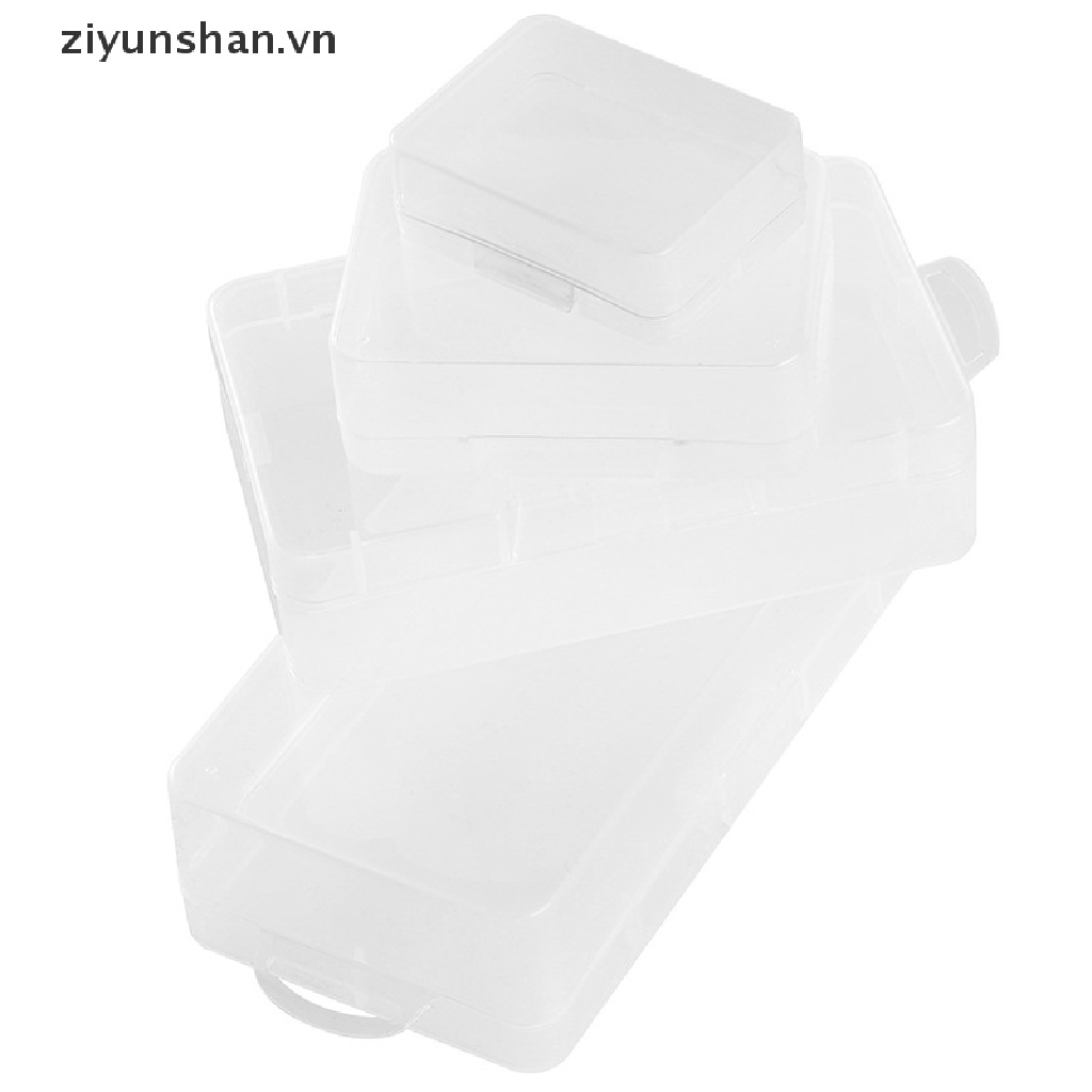 Hộp Nhựa PP Mini Trong Suốt Có Nắp Đậy Đựng Đồ Dùng Tiện Lợi