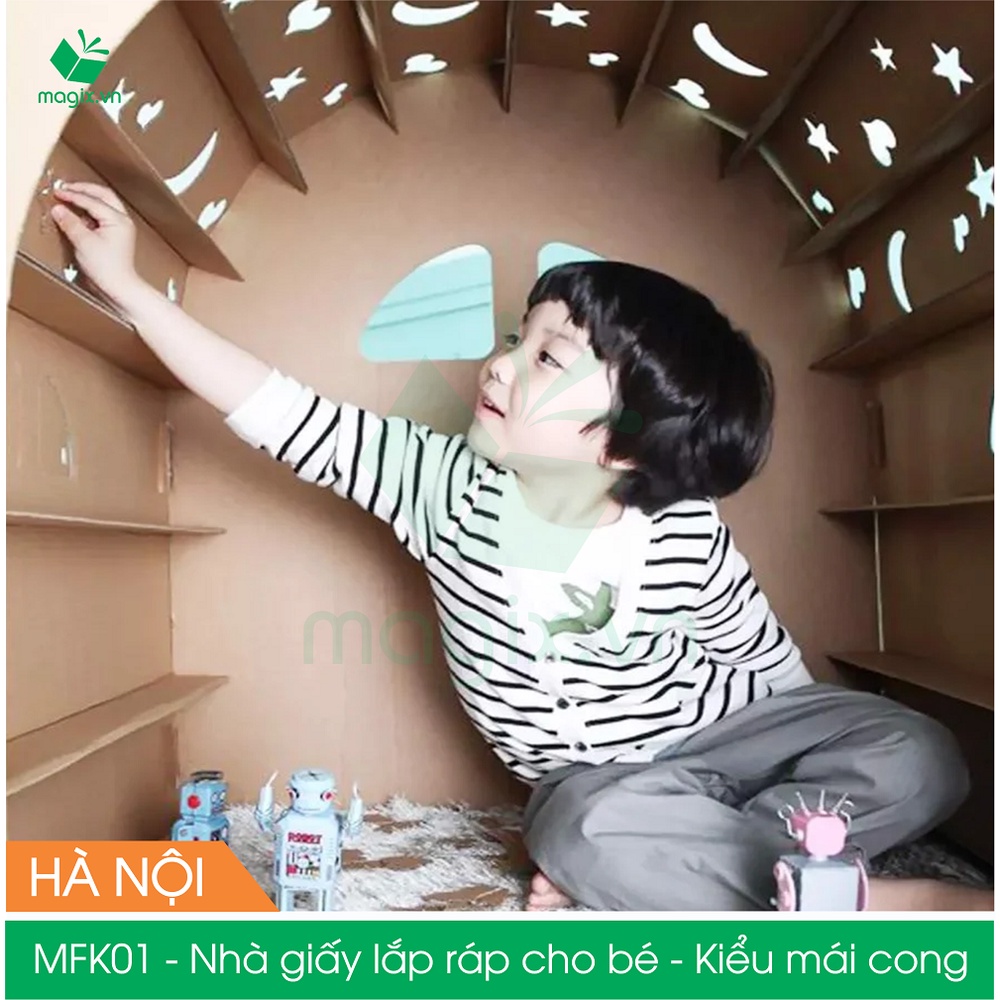 MFK01 - Nhà giấy carton lắp ráp cho bé