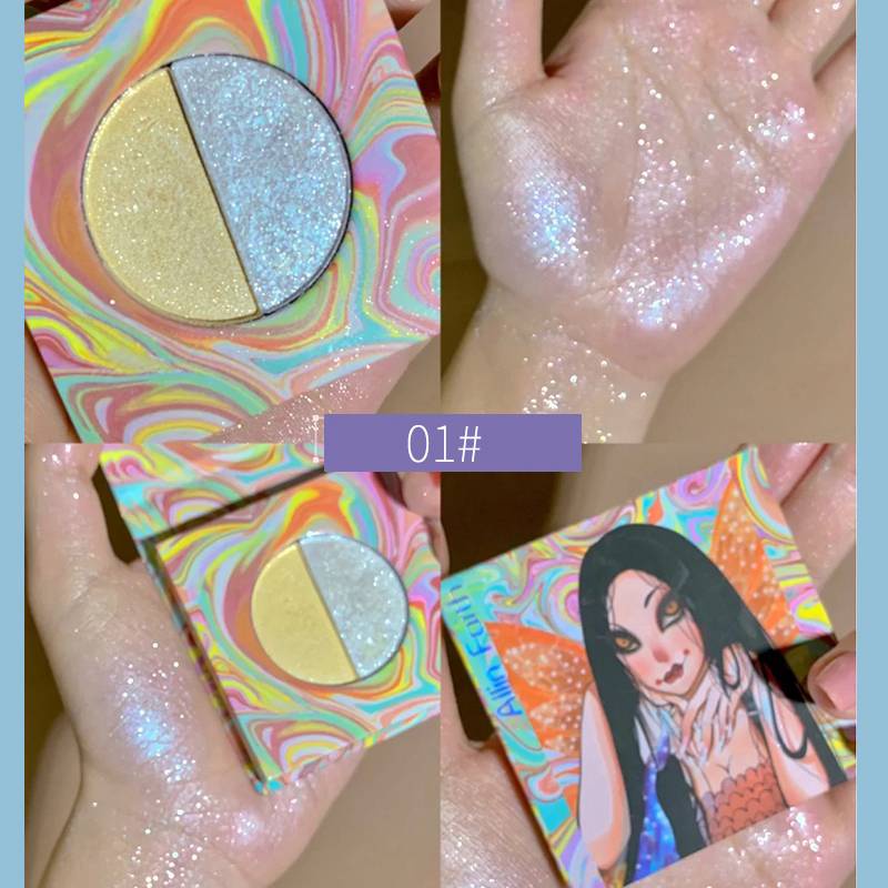 [Hàng mới về] Bảng phấn bắt sáng lấp lánh trang điểm chuyên nghiệp chất lượng cao | BigBuy360 - bigbuy360.vn