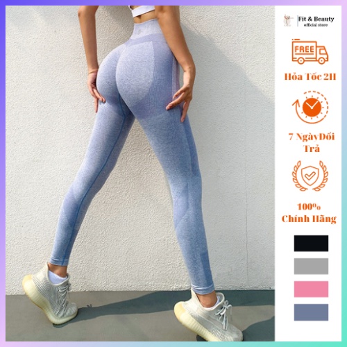 Quần tập chun mông lưng cao Naqiyayabei | Quần tập gym yoga nữ nâng mông QCM07