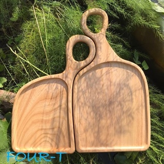  Khay Gỗ Decor CoupleThớt Gỗ Trang Trí Nguyên Khối Để Bánh Trà Mứt Tết Đẹp Dai Bền Four-T Shop 