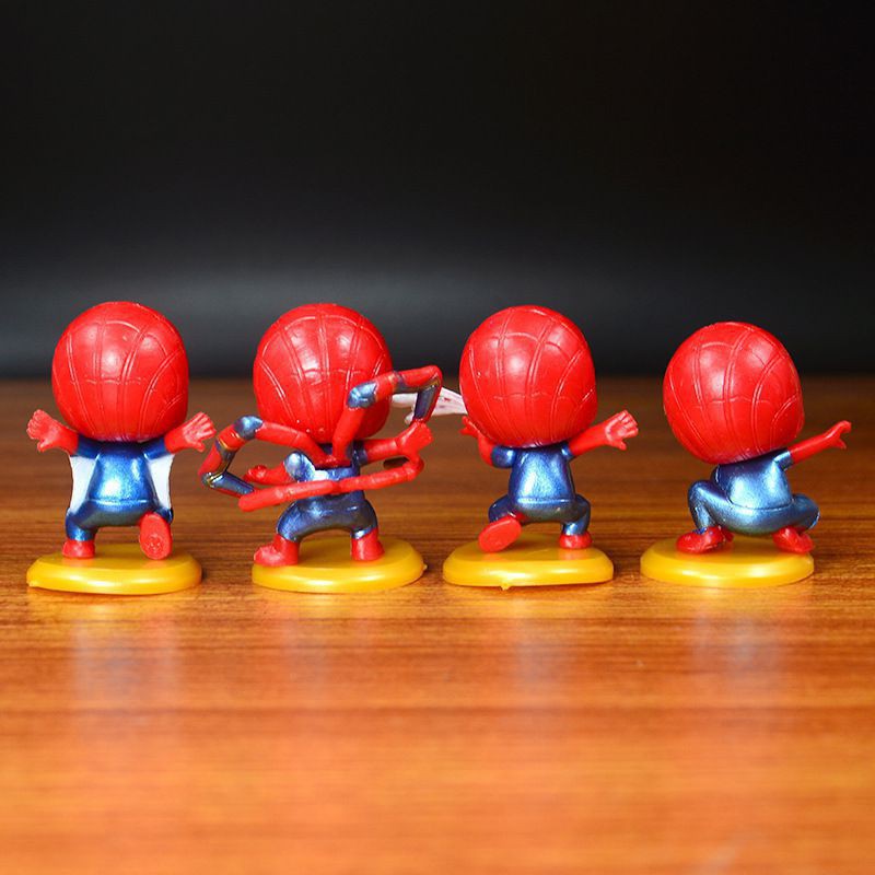 Người Nhện Spider Man Chibi nhựa nặng trang trí bàn làm việc, trang trí góc học tập, trưng bày, đồ chơi