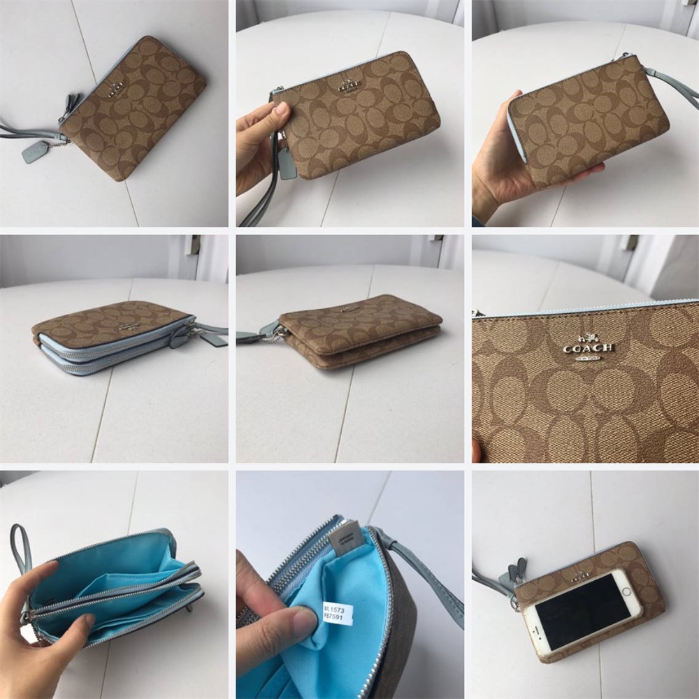 Ví Cầm Tay Hai Góc Có Khóa Kéo Kích Thước Nhỏ 87591 16109 3132 C3347 6649