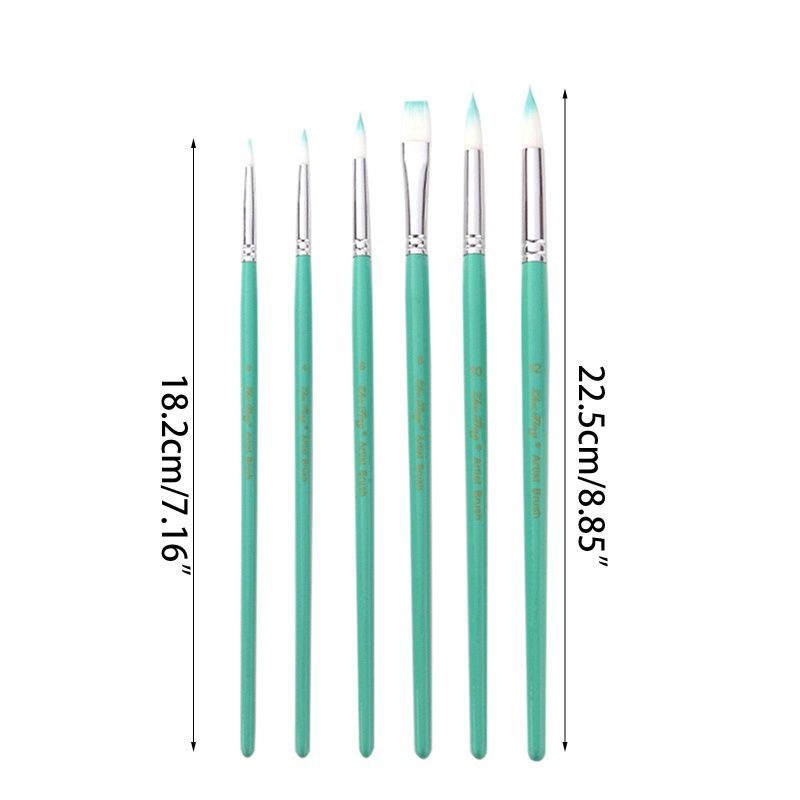 Va Bộ Cọ Vẽ Tranh Màu Nước Acrylic Hình Trứng Phục Sinh Mang Đi Được