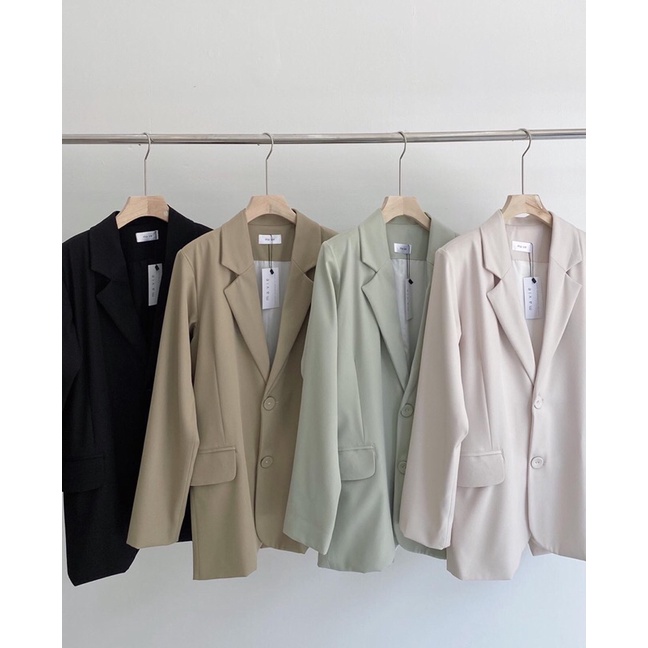 Áo khoác blazer nữ form rộng thiết kế Ma Vie