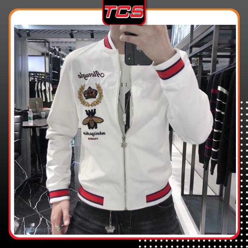 Áo khoác dù nam áo khoác nam đẹp cao cấp thêu hình con ong 2 lơp Fs akd 155