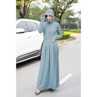 Bộ Áo + Váy chống Nắng Toàn Thân Chất Thun Lạnh CARDINA