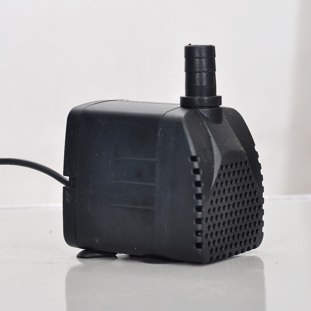 BƠM QUẠT HƠI NƯỚC 16W MÀU ĐEN - Bơm bể cá model HG-390 công suất 16w lực phun mạnh - CHÍNH HÃNG - BẢO HÀNH ĐỔI MỚI