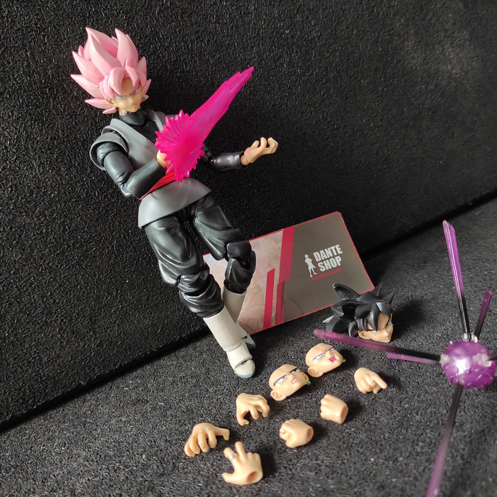 Figmar Dragon Ball Super SHF Goku God, Goku Rose 16cm fullbox