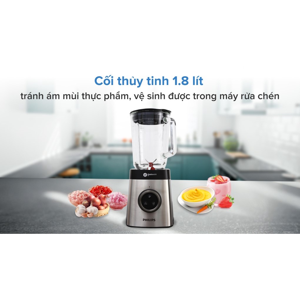 HR3652 - Máy xay sinh tố Philips HR3652 1400W - Hàng chính hãng - Smart House