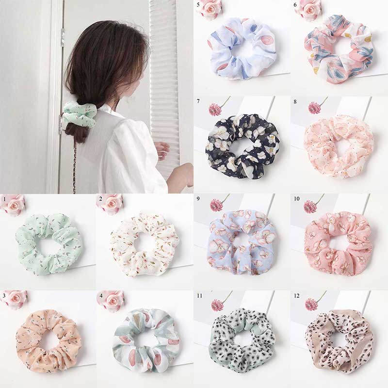 Dây Buộc Tóc Họa Tiết Da Báo / Hoa Thời Trang Cho Nữ
