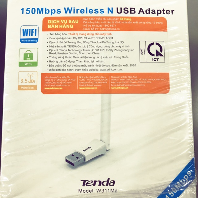 Bộ kích sóng wifi Tenda W311MA