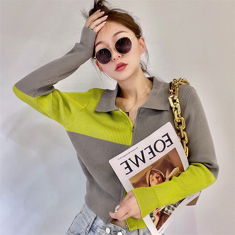 Áo Khoác cardigan Họa Tiết Sọc Caro Thời Trang Hàn Quốc Cho Nữ
