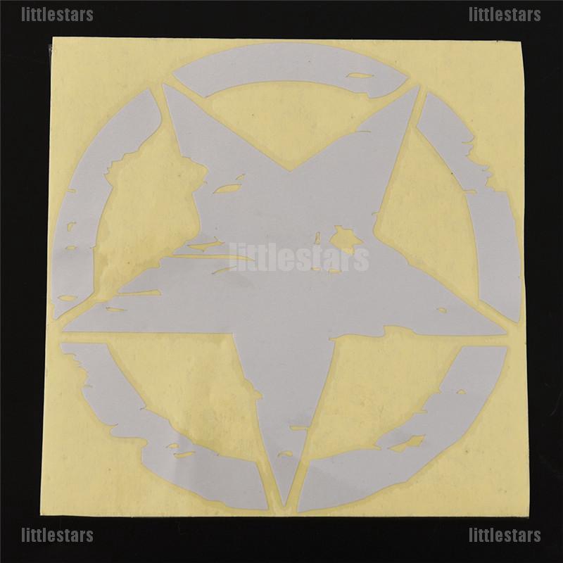 Decal Dán Trang Trí Xe Mô Tô Hình Ngôi Sao Xinh Xắn