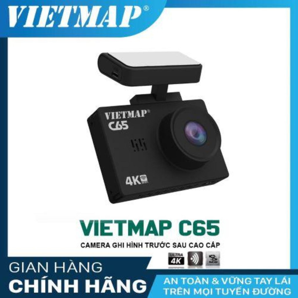 [Hỗ Trợ Lắp Đặt Miễn Phí Tận Nơi] CAMERA HÀNH TRÌNH VIETMAP C65 CAMERA GHI HÌNH TRƯỚC SAU CAO CẤP