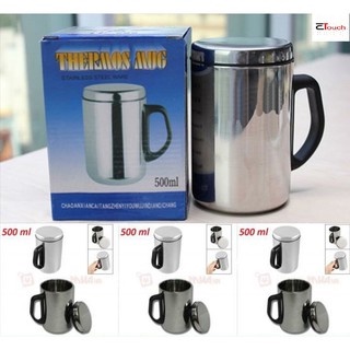 Ca Giữ Nhiệt Nóng Lạnh Inox Thermos Mug 500ml Cao Cấp C309-CA GIỮ NHIỆT 500ML