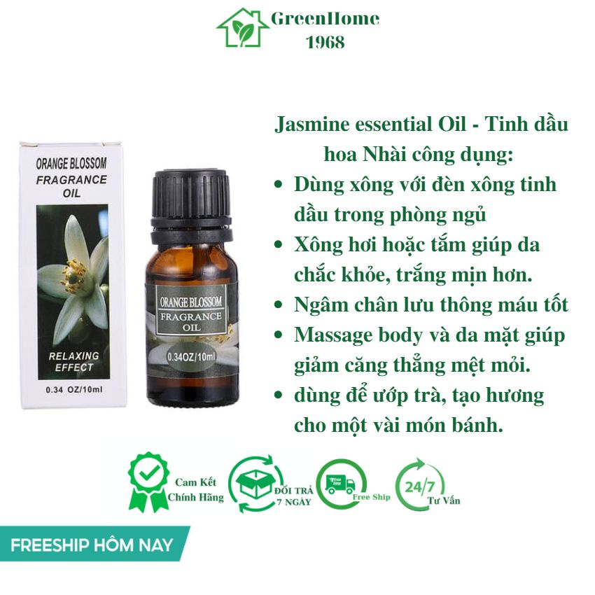 Tinh dầu thơm phòng GreenHome combo 2 lọ tinh dầu thiên nhiên nguyên chất dùng được cho cả máy xông tinh dầu phòng ngủ