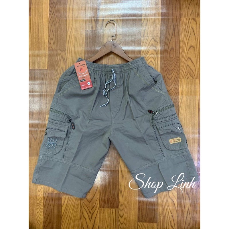 Quần lửng lưng thun túi hộp nam