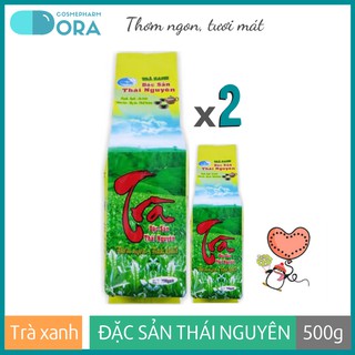 Bộ 2 gói Trà xanh đặc sản Thái Nguyên 500g