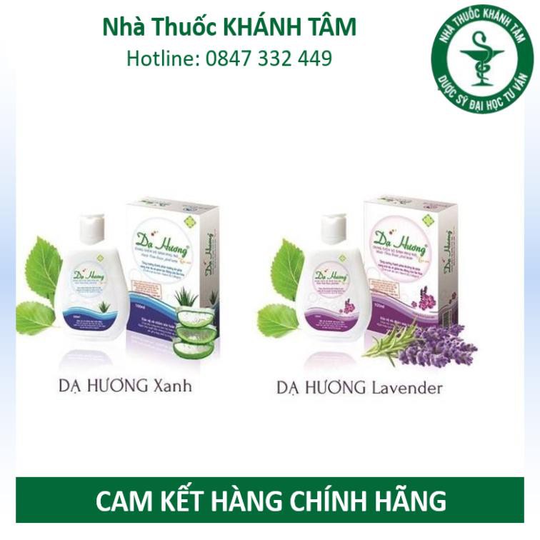 ! Dung dịch vệ sinh phụ nữ Dạ Hương Nha đam, Lavender, Trà xanh [DDVS] ! !