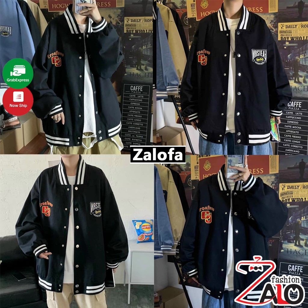 Áo khoác Bomber dù Unisex Ulzzang nam nữ Nhiều Mẫu Hot Áo Bomber dù 2 lớp lên from mặc siêu đẹp Zalofa