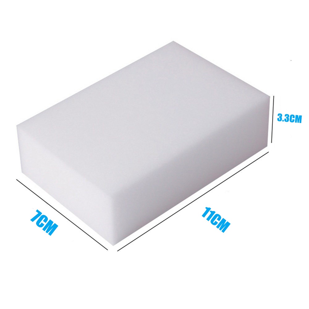 Set 3 Miếng Xốp Trắng Đa Năng 3 Lớp Mềm Cắt Được Dùng Để Vệ Sinh Nhà Bếp/Phòng Tắm