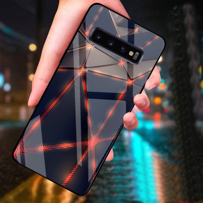 Ốp Lưng SAMSUNG S10, S10 PLUS, S10 E ,S10 5G mặt kính cường lực cao cấp thiết kế riêng
