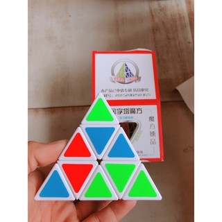 rubic tam giác loại trơn cực đẹp vòng xoay thần tốc ( sỉ đồ trẻ em)