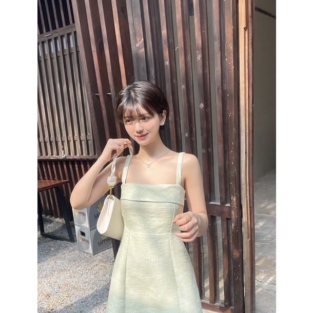 Đầm 2 dây bố Ellyclothing