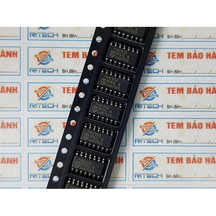 [Combo 10 con] 74HC125D, 74HC125 IC Chức Năng SOP-14