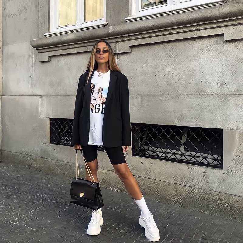 Quần Biker Short, Quần Legging Nữ Ngố/Lửng Co Dãn - Tharo Store | BigBuy360 - bigbuy360.vn